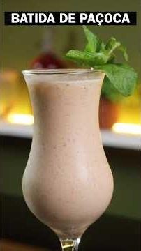 BATIDA DE PAÇOCA Receita de Festa Junina #coqueteis #batidas #drink #festajunina