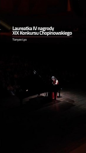 Tianyao Lyu | Laureatka IV nagrody XIX Konkursu Chopinowskiego