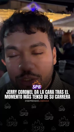 Se Prendió La Banda on Instagram: "Jerry Coronel rompió el silencio y habló del altercado que tuvo con Andrés Padilla, un momento que se volvió viral en redes. En entrevista exclusiva tras bajar del escenario en una presentación en Guadalajara, el cantante confesó que aún no logra entender cómo se salió de control la situación. Jerry fue claro: no hubo un motivo certero y todo ocurrió en cuestión de segundos. Aseguró que jamás buscó conflicto y que sigue sorprendido por la reacción y el ruido m