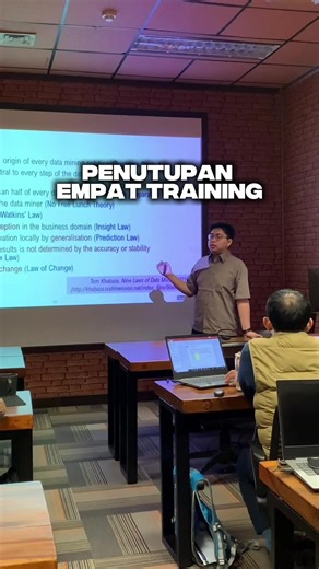 Rangkaian training minggu ini ditutup dengan penuh pencapaian! ✨ Empat training high-impact Brainmatics berhasil diselesaikan dengan antusiasme tinggi dari para peserta: • Private Training Data Mining AI Studio Fundamentals - PLN Unit Induk Distribusi Jakarta Raya • Private Training Red Hat Enterprise Linux System Administration I Fundamentals - Direktorat Jenderal Kekayaan Negara (DJKN) • Regular Training Scrum Project Management Fundamentals • In-House Training COBIT Foundation Exam Guide - Ba