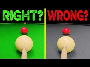 Snooker Cue Action Mistakes And Fixes