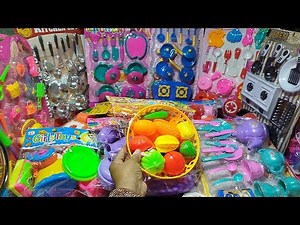 4 minutes satisfying unboxing with modern kitchen set toys | ASMR video