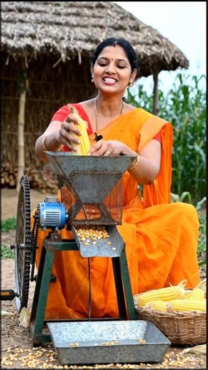 Cycle se bana Makka Machine 😱 | Desi Jugaad Corn Sheller #shorts #farming
