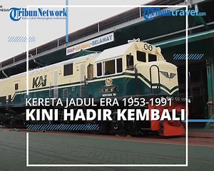 11 reactions | TRIBUN-VIDEO.COM - PT Kereta Api Indonesia (KAI) resmi menghadirkan kembali kereta jadul Indonesia pada Minggu (28/2/21). Kereta jadul yang dimaksud adalah 1 unit livery lokomotif vintage yang sempat beroperasi pada era 1953-1991. | Tribun Video | Facebook