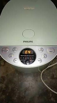 rice cooker philips error E4