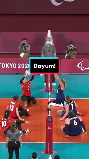 Amazing Sitting Volleyball Player Highlights