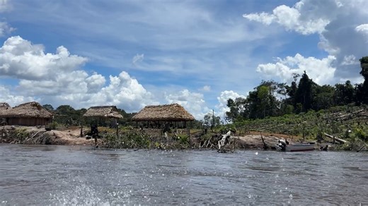 Amazon Motorized Canoe