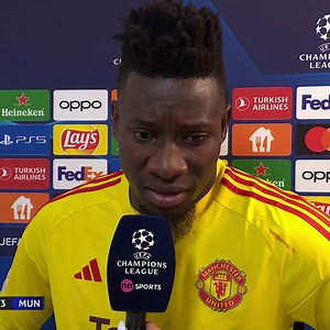 1.1M views · 68K reactions | "I'm the one who let the team down." "It's because of me we didn't win this game." "I have to learn from it." André Onana fronts up to his error after Man Utd's Champions League defeat to Bayern... | TNT Sports Football | Facebook