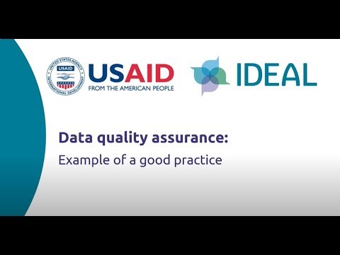 Data Quality Assurance: An Example of a Good Practice
