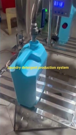 Detergent Production System That Works as One Complete Process