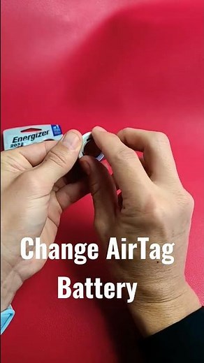 Apple AirTag: How to Change Battery