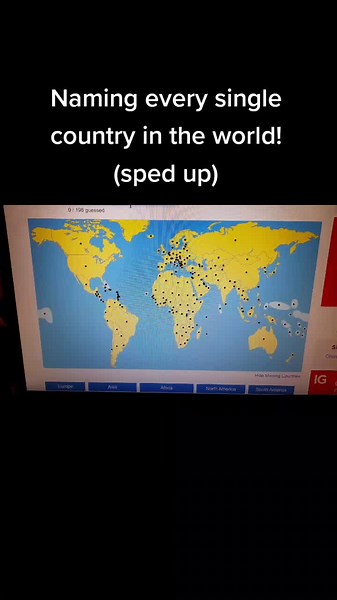 Naming Every Country in the World - Minecraft Edition