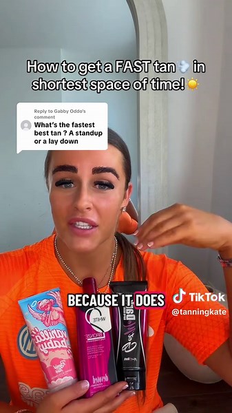 Replying to @Gabby Oddo How to get a FAST tan💨 in shortest space of time!☀️#tan #tanning #tanned #sunbed #sunbeds