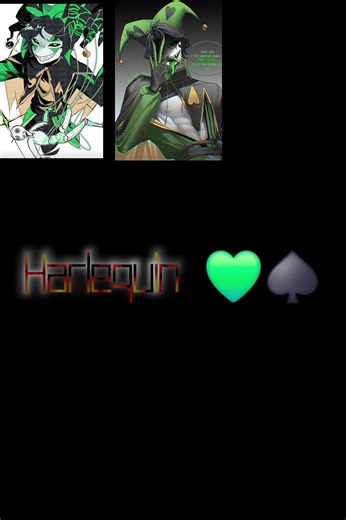 I couldn't figure out how to change the font 🥹 #CapCut #sewh #harlequin #harlequinthefreackcircus #thefreakcircus