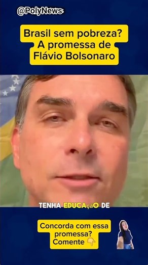 Brazil without poverty? Flávio Bolsonaro's promise 🇧🇷