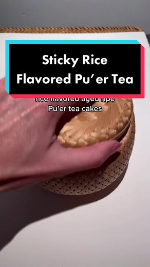 Introducing sticky rice flavored Pu’er tea cakes 🍵🍚 #chinesemedicine #oddlysatisfying #asiantiktok #stickyrice #teatok #weightloss #naturalremedy