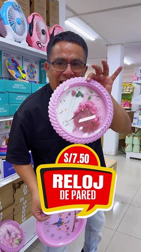 ✨ Aprovecha nuestros relojes de pared a solo s/7.50, ideales para darle vida a cualquier rincón de tu hogar. 📲 REALIZAMOS ENVÍOS A TODO EL PERÚ : 910374 982 - 983887431 Visita nuestras tiendas: ✅LIMA ➡️TAGORE, Av. Nicolás Ayllón N° 5340, Ate Vitarte. Referencia Frente al Banco BCP. ➡️CANTO GRANDE Av. valle sagrado costado del mercado el 10. ➡️HUAYCAN:AV. 15 DE JULIO Teniente 34- Costado del Banco BBVA. ➡️CHIMBOTE AV. José Gálvez n°326 -328 Casco Urbano Central 🤩 #relojdepared #importadora #ate