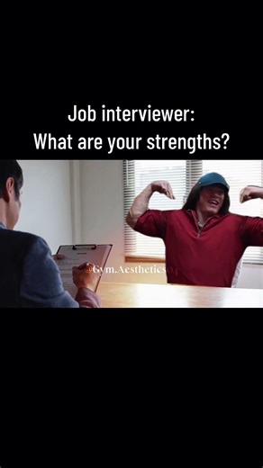 POV: A job interview 😂 Sam Sulek job interview meme #gymtok #gym