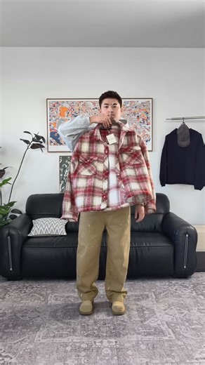 WOOLENMAKER on Instagram: "Linden Shirt for Christmas #ootd #outfit #hoodies #sweatpants #woolenmaker"