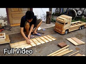 Membuat miniatur truk - Full video