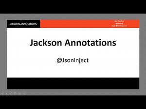Jackson Deserialization - 5 - @JacksonInject