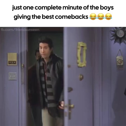 13 reactions | Got the best video of the friend's guys trio messing with each other | Friends TV Show Unseen | Facebook