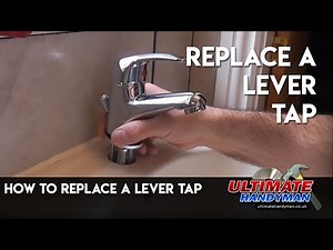 How to replace a single hole lever tap