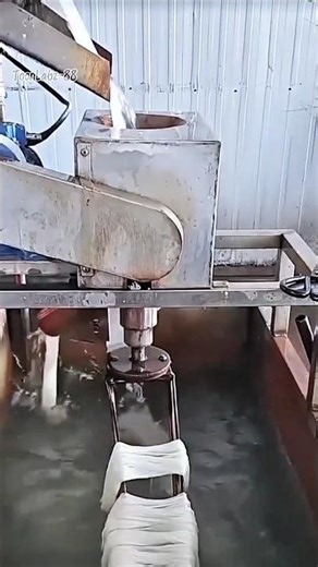 How Industrial Fibers Are Washed in Water #industrial #textile #factory