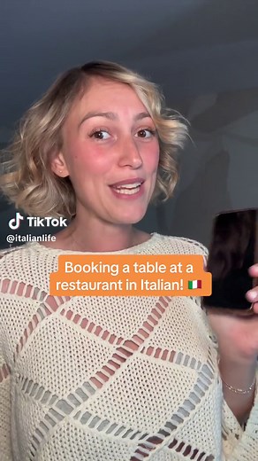 Italian Table Booking Tips and Phrases