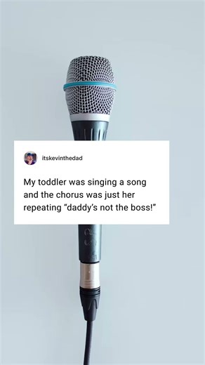 My toddler's first song hit a little too close to home 😂 – Parenting humor from Kevin The Dad