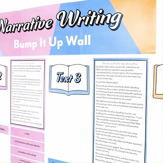 29K views · 88 reactions | Help your students improve their imaginative writing with our Narrative Writing Bump It Up Walls. Check out Ali's blog on how to easily set up and use in your classroom. >>> https://teachstart.co/2SGz21K | Teach Starter | Facebook