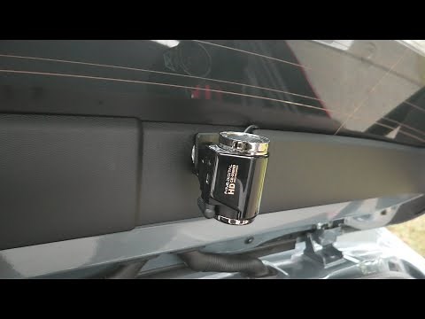 Volvo XC40 (2019-2025): Rear Dash Cam Installation Using Super Magnets.