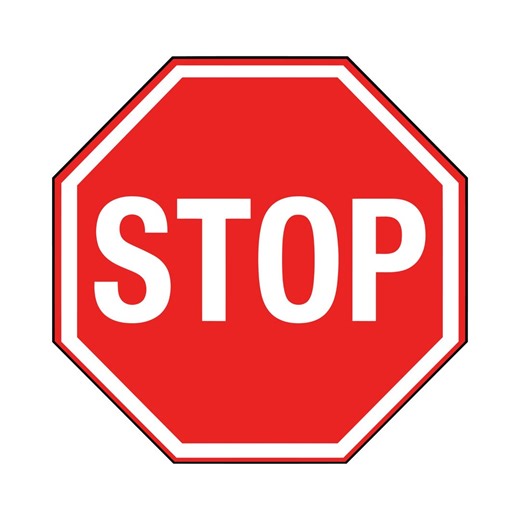 Stop Sign Clipart, Stop Sign Symbol, Road Sign Clipart Design, Digital Dwnload - Etsy