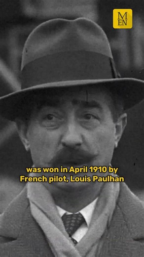 Two aviation pioneers raced from London to Manchester for the first time in 1910