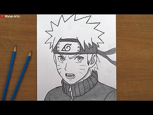 How to Draw Naruto Uzumaki | Easy Anime Drawing Tutorial Step-by-Step