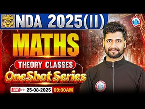 NDA Maths Classes 2025 | One Shot Series | Maths For NDA 2025 | NDA Maths One Shot By Vishal Sir