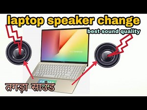 laptop speaker change