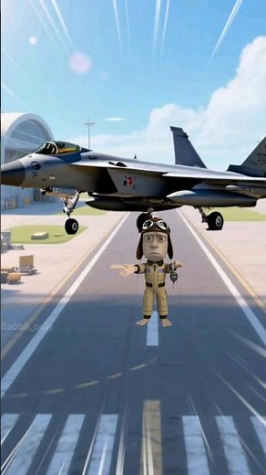 Jet plane becomes small ✈️ #cartoon #animation