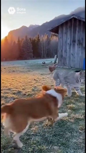 Wolf Enters Yard at Night — Guard Dogs Defend Family | Real Footage #animalrescue #animals