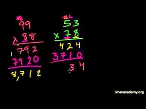 Multi-digit multiplication