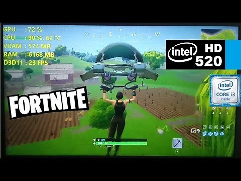 HD 520, i3 6100u | FORTNITE Battle Royale - Low Settings
