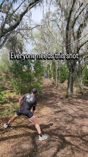 Everyone needs to be able to do a step out, anhyzer, flex approach shot. Connor O'Reilly is a master