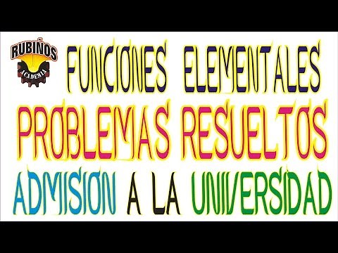 funciones elementales - full ejercicios resueltos de álgebra rubiños