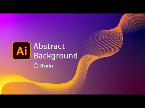 How to Create Abstract Wavy Lines Background in Adobe Illustrator
