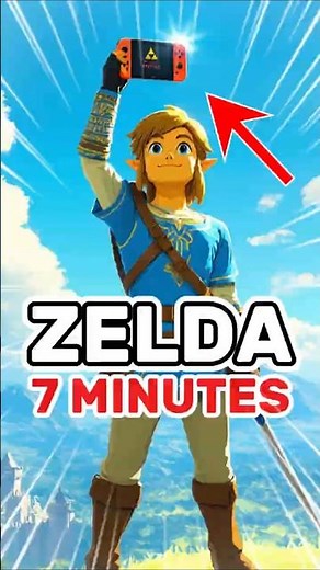 First speedrun on Switch 2: Zelda Breath of the Wild finished in 7 minutes! 😱