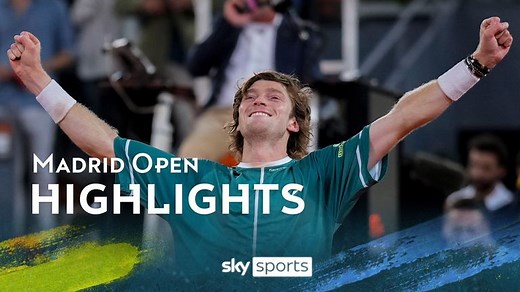 Andrey Rublev vs Felix Auger-Aliassime | Madrid Open highlights