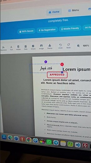 Sign PDF Online Free 🔥 Add Digital Signature in Seconds | No Signup Needed #shorts