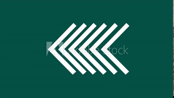 Animated arrow icon pointing , 3d arrow icon left animation, left Directional Arrow Loop Animation, 3d arrow directional. abstract colorful arrow loading animation, swipe left pointing solid arrow