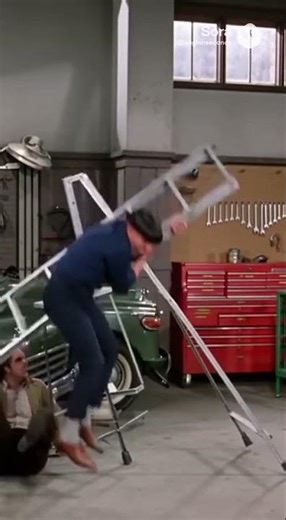 The Ladder Falls… And So Do They 🤦‍♂️😂 #comedyfilms #comedy #comedymovies #funny