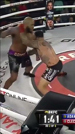 KNOCKOUT KING Arnold Adams Dominates Dillon Cleckler at BKFC 25! 👊 #short #bkfc #bareknuckle